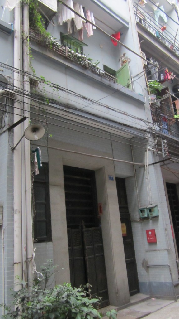 All eight members of the family lived on the second floor.