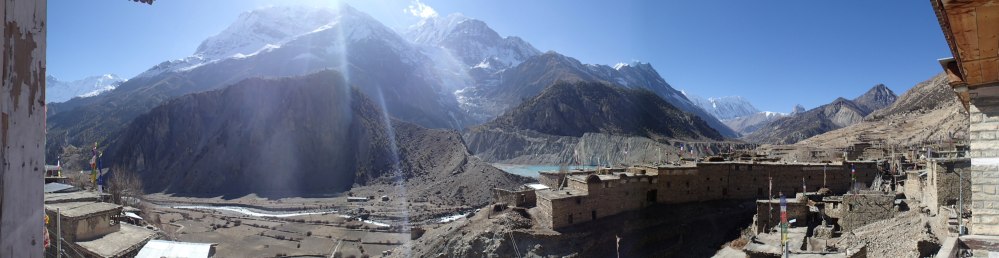 A view of Manang from above.