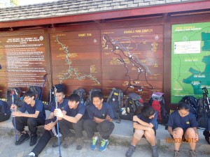 At Kinabalu Park HQ.