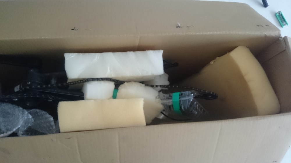 Some extra foam thrown in for safety.